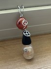 Pendant Unique handmade, Wire Wrap Stones, Glass & Beads Mixed Media Art 4270
