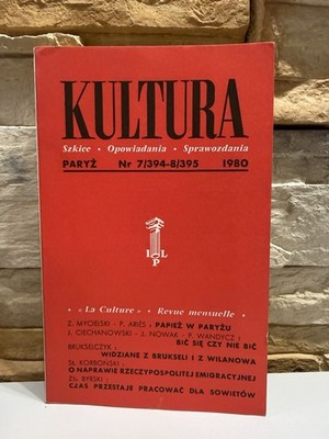 Kultura Szkice Opowiadania Sprawozdania Paryz Nr 7/394 - 8/395 1989