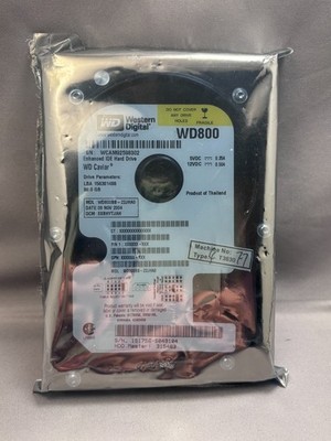 Western Digital Caviar 80GB 7200RPM 3.5'' WD800JB Internal Hard Drive SEALED