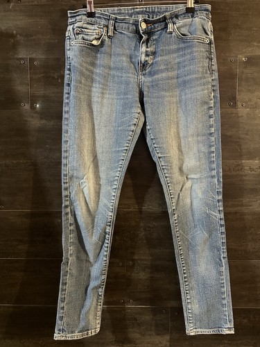 Denim and Supply Ralph Lauren Skinny Mid Rise Jeans Distressed 30x30 - Picture 3 of 7