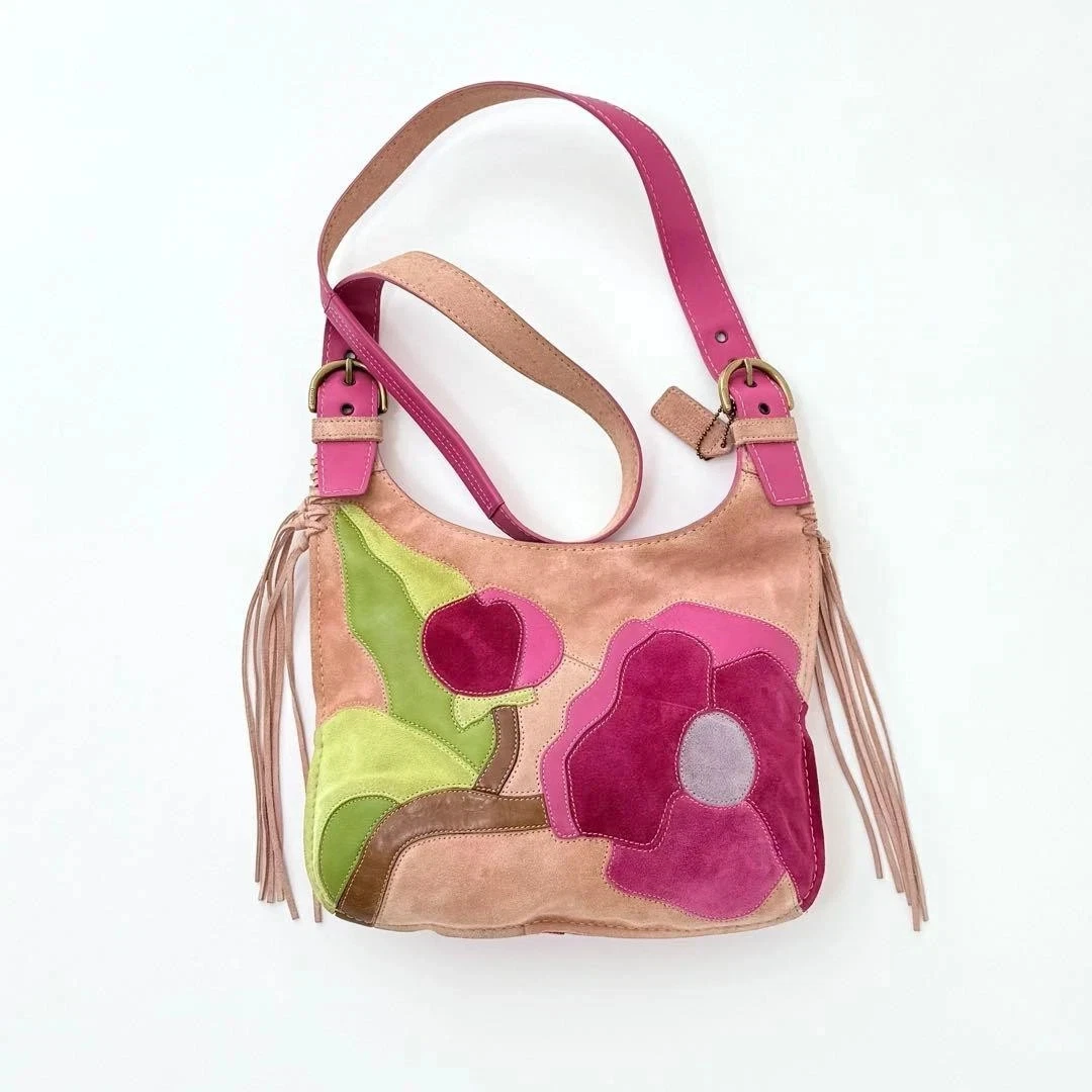 Coach Pink Fringe Bags & Handbags for Women for sale | eBay