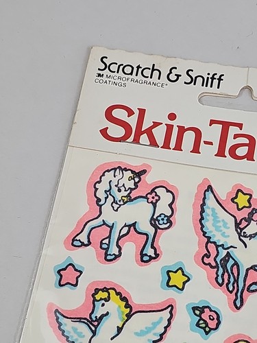Vintage 1984 ~ Mark 1 ~ Scratch-N-Sniff ~ Unicorn Tattoos ~ New In Package - Picture 6 of 7