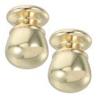  2pcs Lamp Finial Knob: Lamp Shade Decoration Metal Head Top Screw Knobs