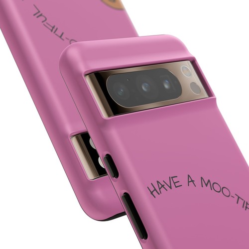 Cute Cow Phone Case - Have a Moo-tiful Day, Farmhouse Decor - 第 163/261 張圖片