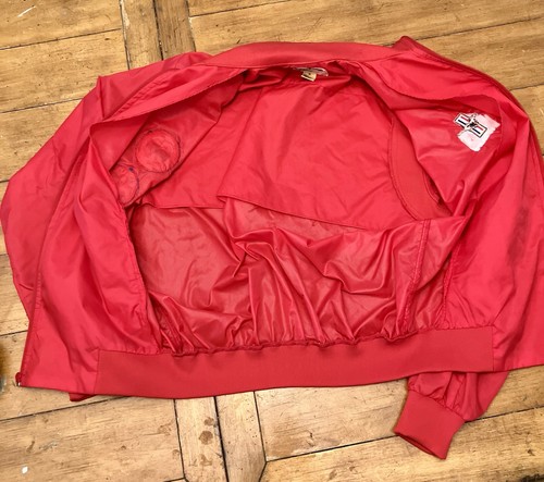 Rare Vintage 70s ford racing jacket mustang patches windbreaker Red M Logo 7 - Picture 9 of 16