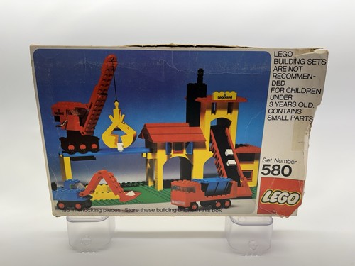 LEGO 100% Complete Box & Manual Vintage 1975 Brick Yard Gravel Quarry 580 / 360 - Picture 16 of 24