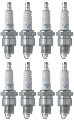 Set of 8 NGK Standard Spark Plugs for Yamaha SH50 2001-1987 Engine 50cc
