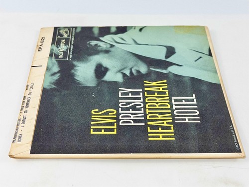 ELVIS PRESLEY Heartbreak Hotel EPA-821 45RPM w/Picture Sleeve, 1956, VG+ Rare - Imagen 3 de 17