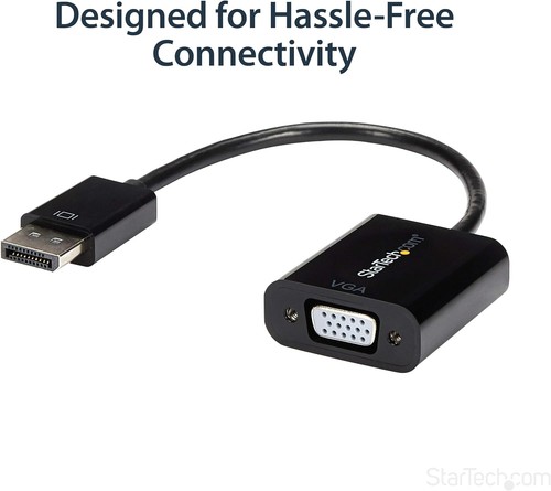 StarTech.com DisplayPort to VGA Adapter - Active DP to VGA Converter - 1080p Vid - Picture 4 of 10