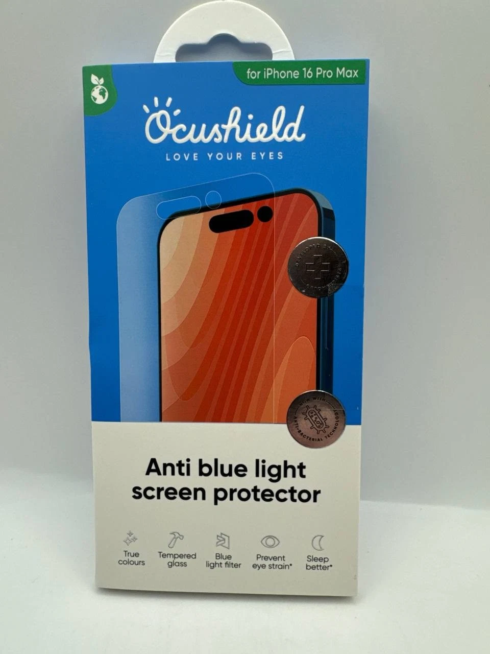 Ocushield Screen Protector iPhone 16 Pro Max Anti Blue Light Screen Protector