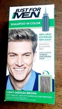 Just For Men Shampoo-in Color Men's Hair Dye - Light-Medium Brown (H-30)