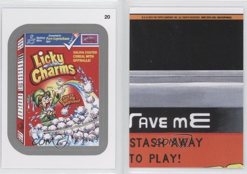 2013 Topps Wacky Packages All-New Series 11 Silver Licky Charms #20 0j6 - Picture 3 of 3