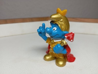 Schleich Kaiser Schlumpf Emporer - 20046 - Schlümpfe Krone gold Portugal gelb