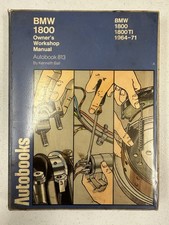 Bmw 1800 1800ti 1964-71 Workshop Manual Autobook 813 Kenneth Ball 1976 Bmw 1800 1800ti 1964-71 Workshop Manual Autobook 813 Kenneth Ball 1976