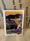 Magic Johnson Signed Card 1991 Hoops Autograph Card #536
