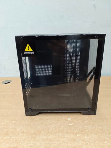 GameMax Infinity Mini Micro ATX Cube Tower Gaming PC Gehäuse mATX schwarz - Bild 7 von 8