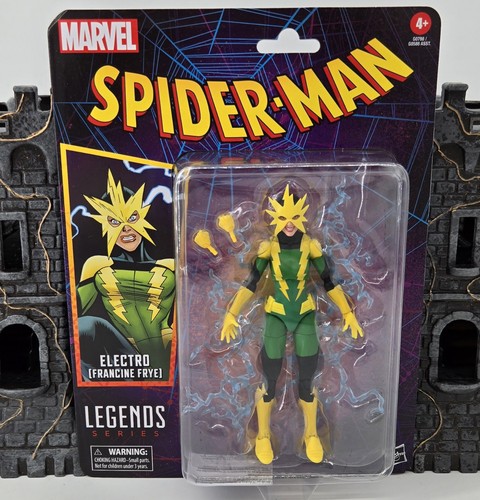 Marvel Legends Spider-Man Villain Female Electro Francine Frye 6" Action Figure - Picture 1 of 3