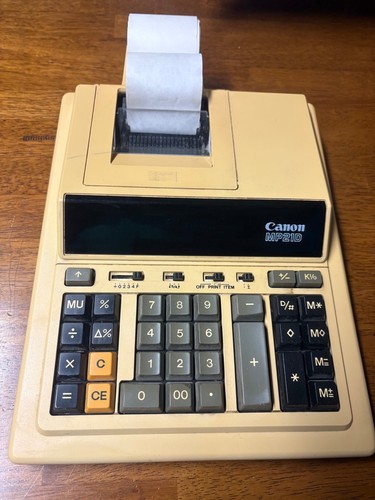 Cannon MP21D Desktop Calculator with paper roll - Picture 4 of 5