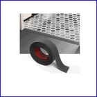Self-Adhesive Dark Grey PVC Floor Transition Strip - 10ft x 3in, No Tools Needed