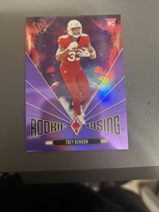 2024 Panini Phoenix - Rookie Rising Trey Benson #RR-TBN Purple (RC)