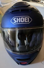 Shoei Neotec 2 Matte Blue medium in excel condition with brand new extra lens 
