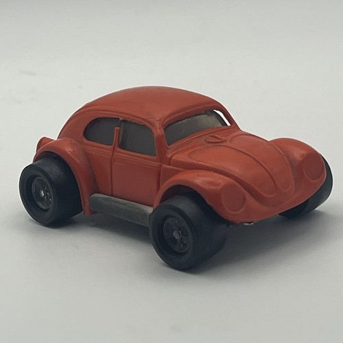 Vtg Tonka Mini Totes Volkswagen VW Beetle Bug Car Orange 57020 USA - Picture 5 of 11