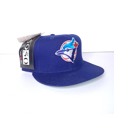 #ad #ad Vintage 90s Toronto Blue Jays Hat New Era Diamond Pro Model 7 1 2 Wool USA $59.97