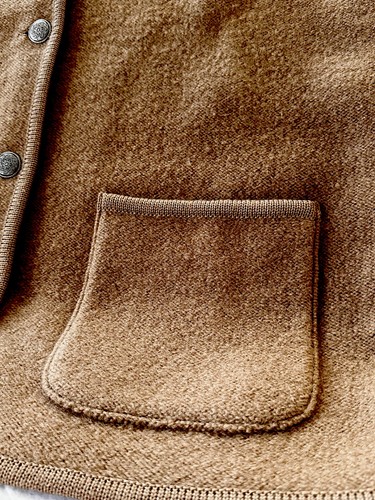 Beautiful LL Bean Womens Brown Button Up Sweater Cardigan 100% Wool RK61 Large - Picture 7 of 12