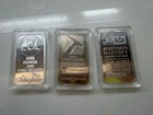 Lot of (3) 1oz. Silver .999 Bars