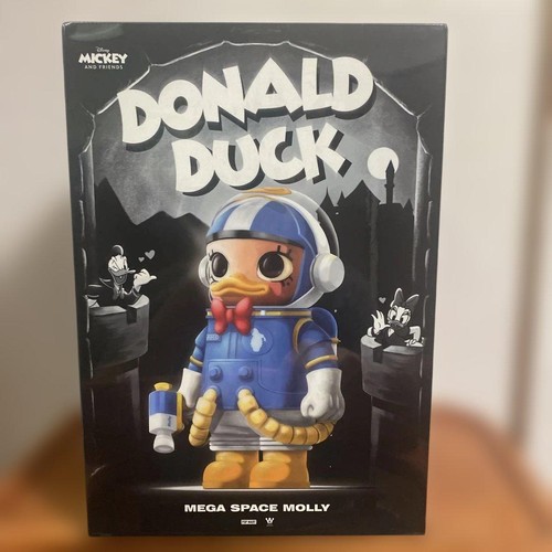 Figura Pato Donald POP MART MEGA Colección 400% SPACE MOLLY Disney Japón Envío gratuito - Imagen 1 de 8