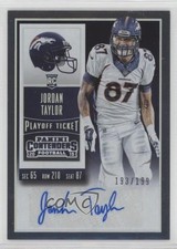 2015 Panini Contenders Playoff Ticket /199 Jordan Taylor #167 Rookie Auto RC