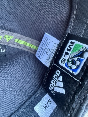 Adidas Seattle Sounders FC Baseballmütze Kappe nicht verstellbar S/M Erwachsene grau MLS Fußball - Bild 6 von 9