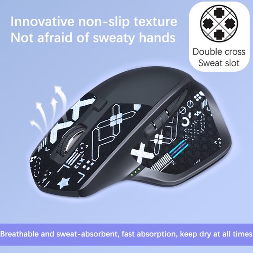 Mouse Anti-Slip Sticker Mouse Grip Tape Skate Handmade Sticker Non Slip - Afbeelding 3 van 12