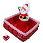 Christmas Inflatable Decoration Inflatable Santa Ice Bucket for Christmas and
