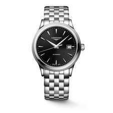Longines Flagship Classic Automatic Swiss Made Uomo Acciaio Nero 40mm L4.984.4.5