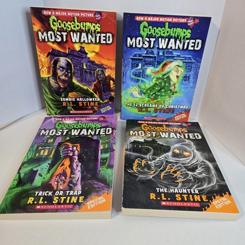 Gänsehaut Most Wanted Buch Posten R.L. Stine Taschenbuch Sonderausgabe Bücher 1-4