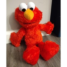 Tickle Me Elmo 2016 Hasbro Sesame Street 16" Laughing Plush - retired - Works