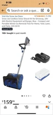 Snow Joe 24V-SS10-XR 24V iON+ Cordless Snow Shovel Kit