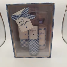 BATH & BODY WORKS GINGHAM 3 PIECE GIFT SET BODY LOTION SHOWER GEL FRAGRANCE MIST