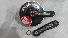 Vision Trimax Carbon Aero 55/42t 130BCD BB30 Crankset - Black, 172.5mm