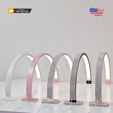16" Arch Table Nail Lamp LED Half Moon Light for Manicure Desk Salon Desk Lamp
