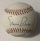 Ernie Banks Chicago Cubs Autographed National HOF Baseball With Protective Case