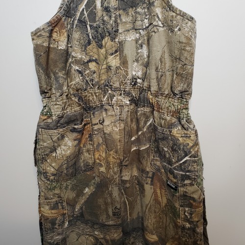 Berne Outdoor Bib Overalls Youth Large Camo Insulated Hunting Zip Leg Quilted - Picture 10 of 14