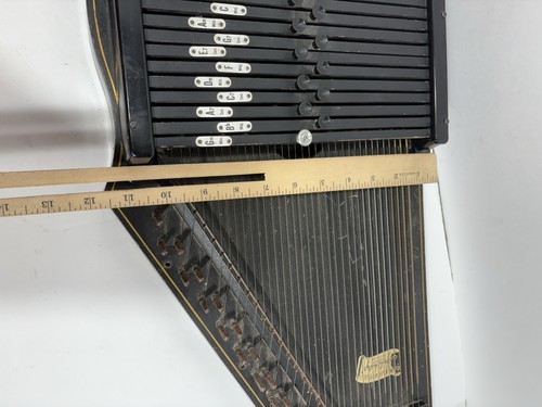 Vintage Oscar Schmidt Autoharp 36 string - Made in USA Auto Harp - Old See Pictu - Picture 10 of 10
