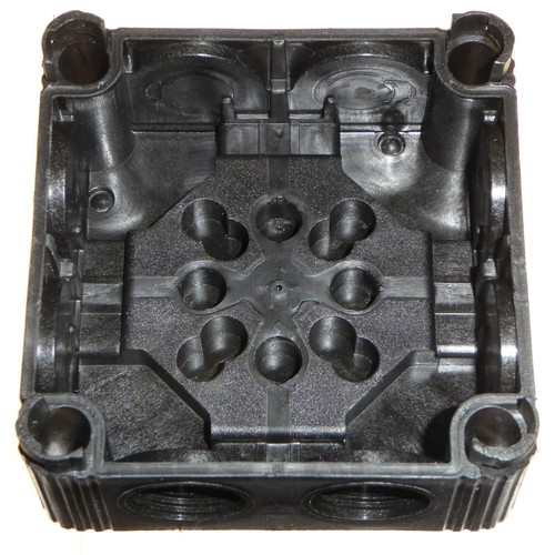 5 x Wiska 308 Junction Box Black Waterproof Outdoor Electrical Boxes 85 x 51mm - Picture 6 of 9