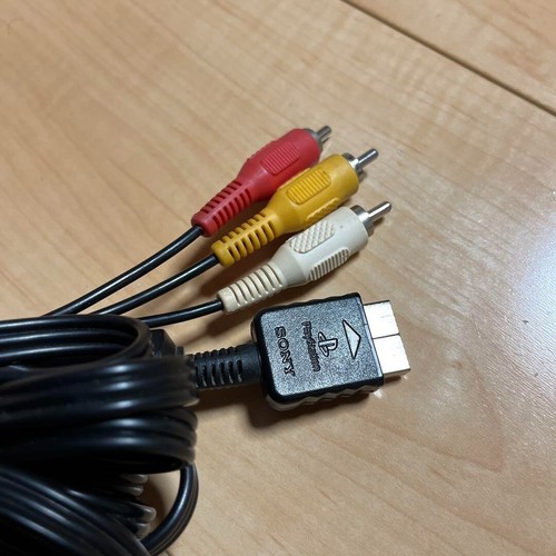 For SONY PS1 PS2 Japanese PlayStation Console AV-Cable & Power-Cable set Used - Picture 3 of 20