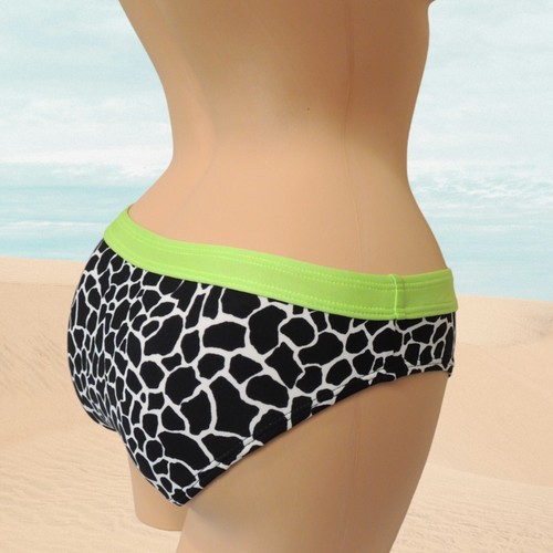 NEW Limited Too Youth Girls Swimwear Bikini Bottom Green Black Animal Print - Picture 44 of 49