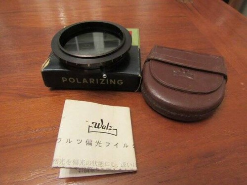 Walz Polfilter 43mm (S) mit Etui, Box und Anleitung