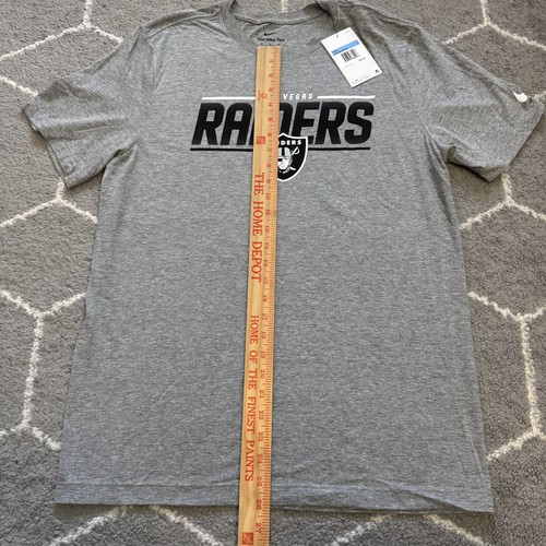 NEW Las Vegas Raiders The Nike Tee Football Gray T Shirt / Size Adult Medium - Picture 6 of 7