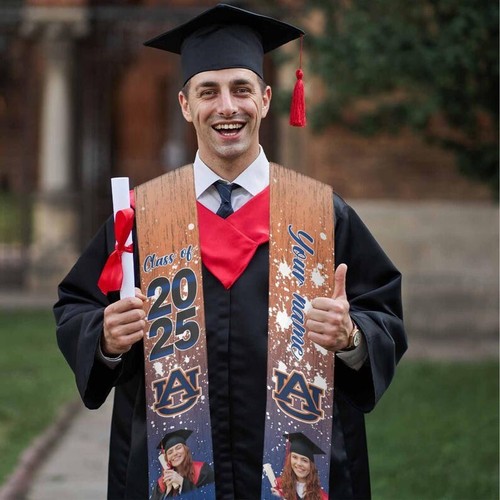 Estola personalizada con tu foto, año de graduación y obras de arte personalizadas - Imagen 4 de 10